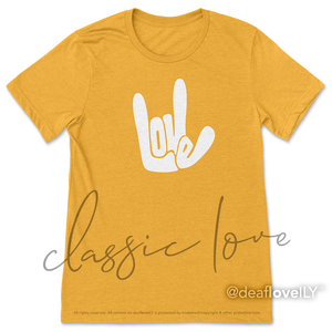 Classic LOVE/ILY T-Shirt :: Assorted Colors
