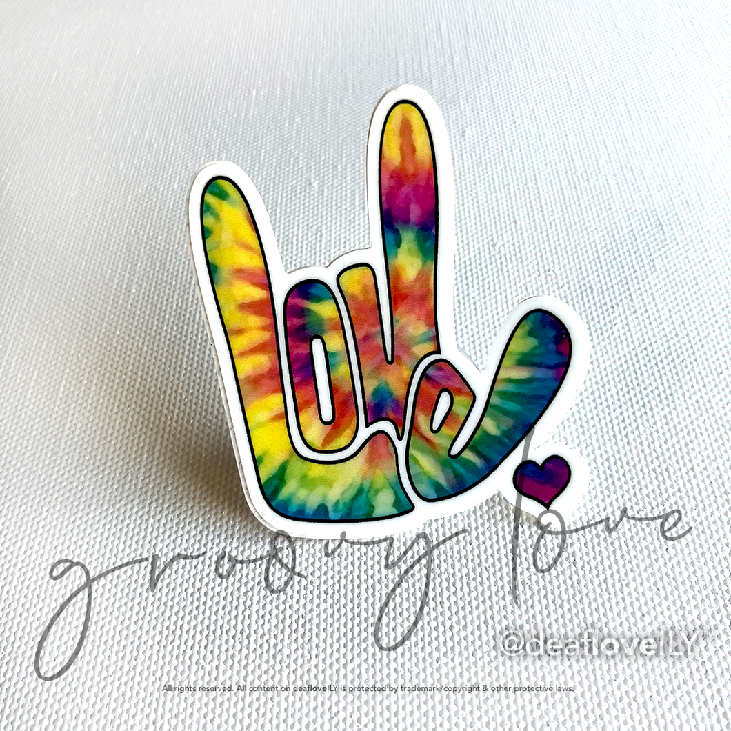 Groovy Love Sticker